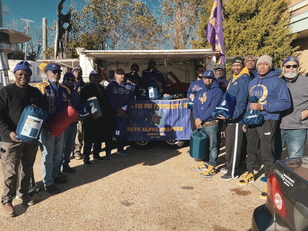 Serving Through the Cold: Omega Psi Phi Brings Warmth to Jackson, Mississippi