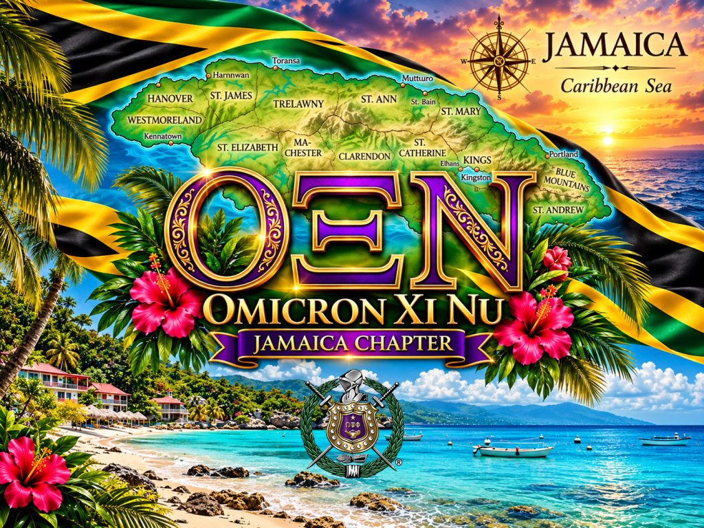 Omega Psi Phi announces official chartering Omicron Xi Nu Chapter in Montego Bay, Jamaica