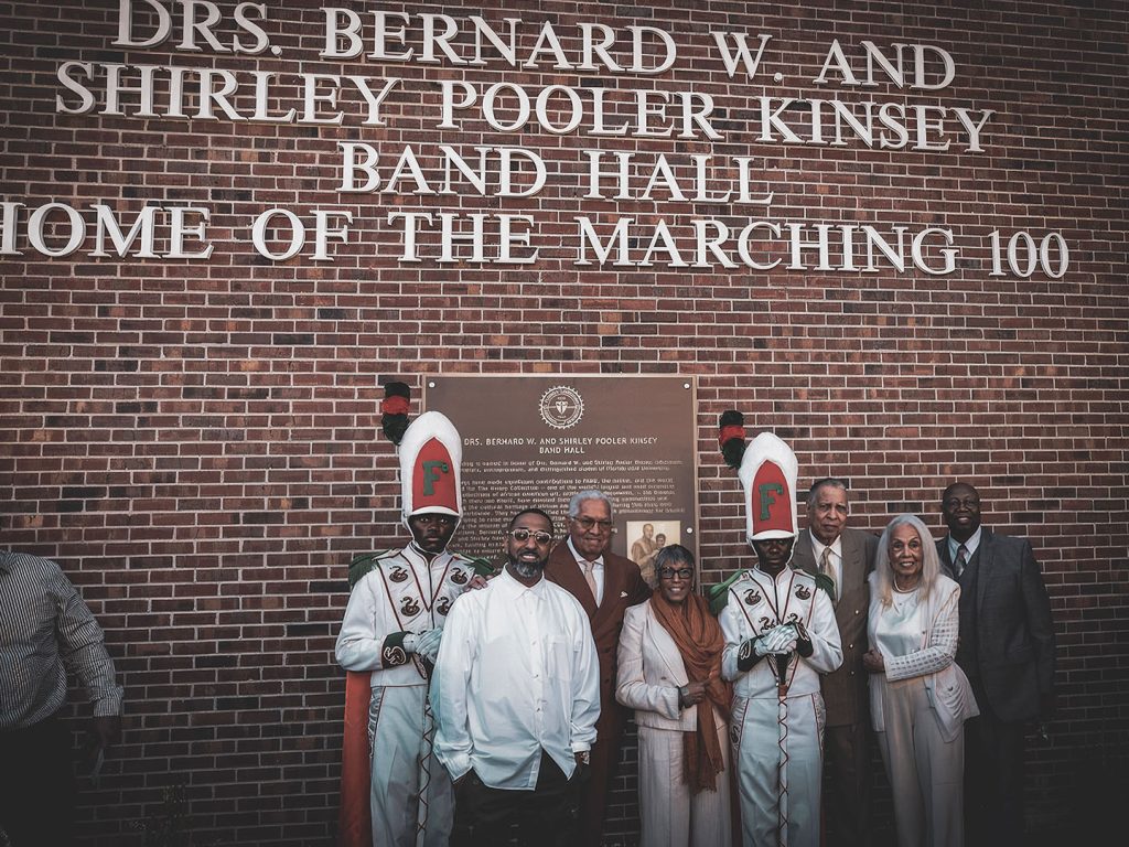 FAMU Honors Drs. Bernard and Shirley Kinsey with Band Hall Dedication