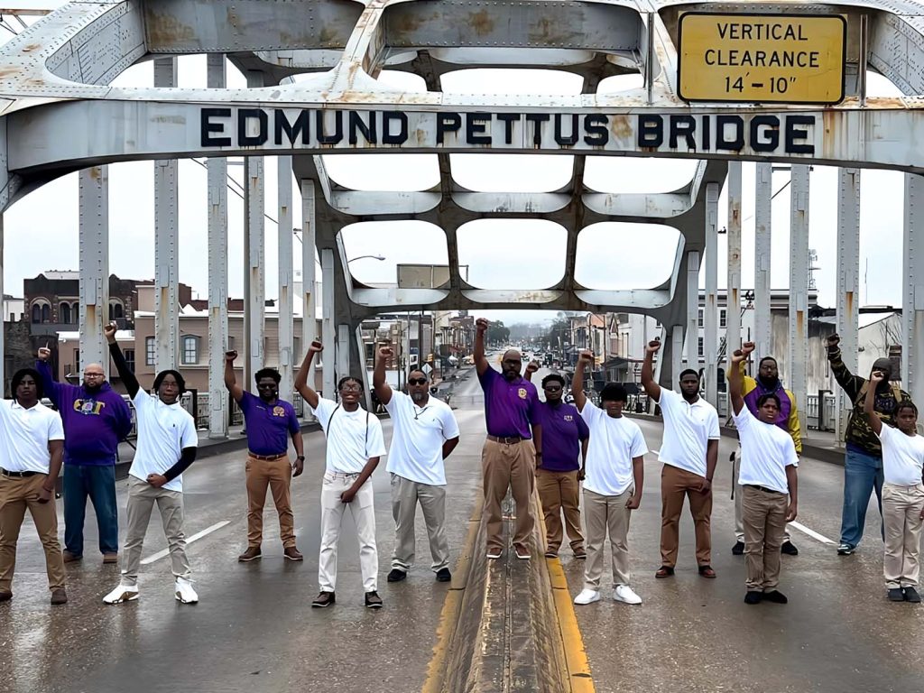 Omicron Chi Celebrates the 59th Annual Selma Bridge Crossing