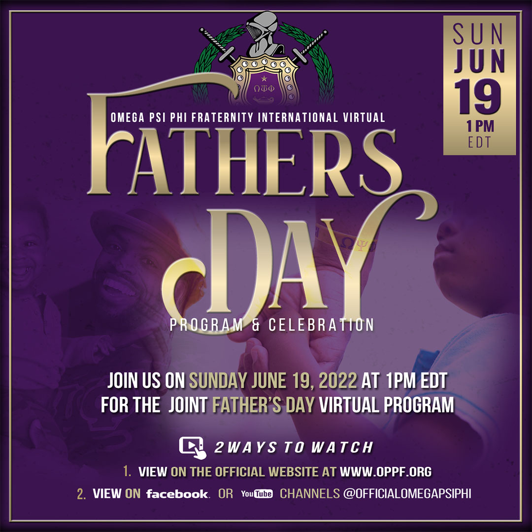 Fathers Day Omega Psi Phi Fraternity Inc