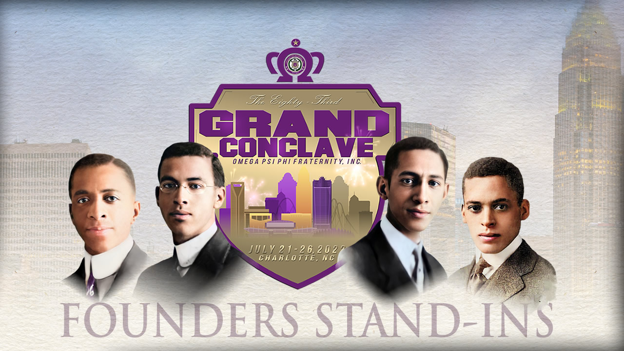 Founders Stand Ins Omega Psi Phi Fraternity Inc