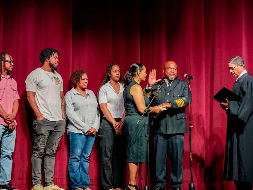 Bro. Robert E. Gaddy Jr. Sworn In as NCCU Chief of Police