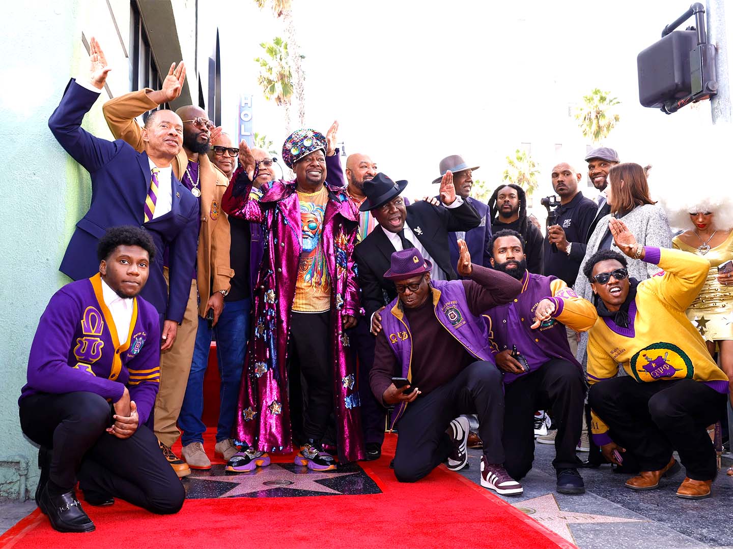 Dr. Funkenstein Honored Bro. George Clinton Receives Hollywood