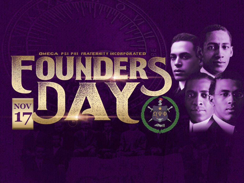 Happy Founders Day to the Men of Omega Psi Phi