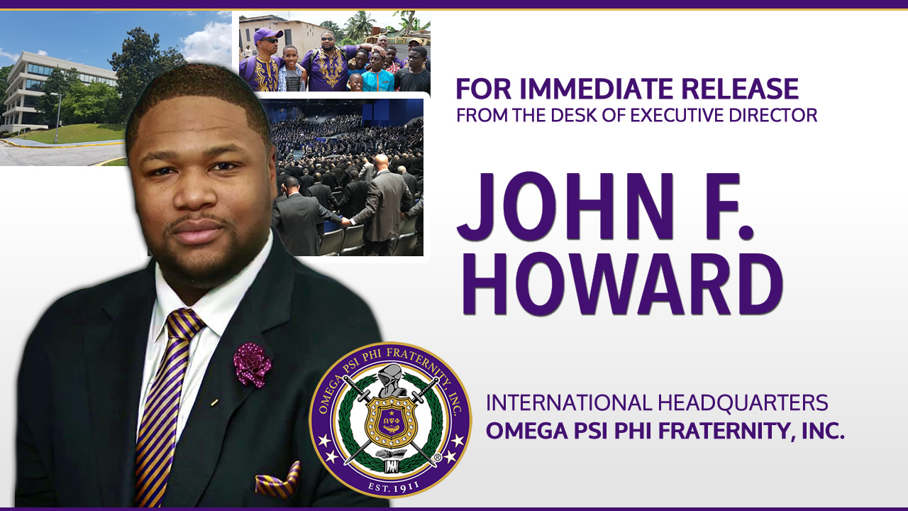 Meet Your New Assistant Executive Director Omega Psi Phi