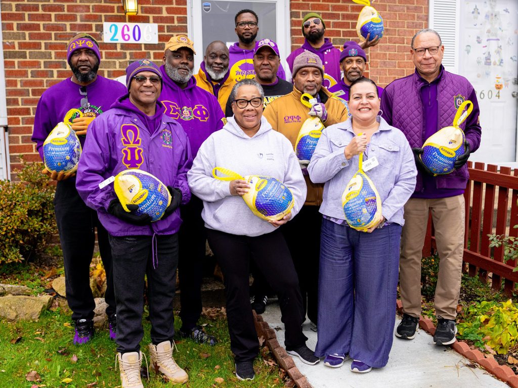 Lifting as We Climb: Omega Psi Phi Honors Thanksgiving Through Service, Love, and Uplift