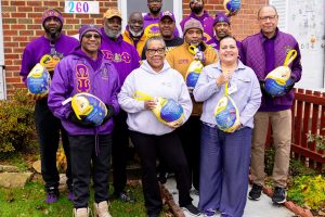 Lifting as We Climb: Omega Psi Phi Honors Thanksgiving Through Service, Love, and Uplift